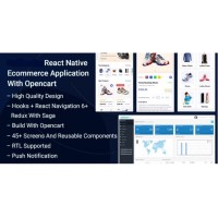 Android and iOS React Native Mobile App with source code