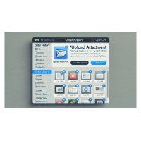 Order Attachments in admin and customer History with email